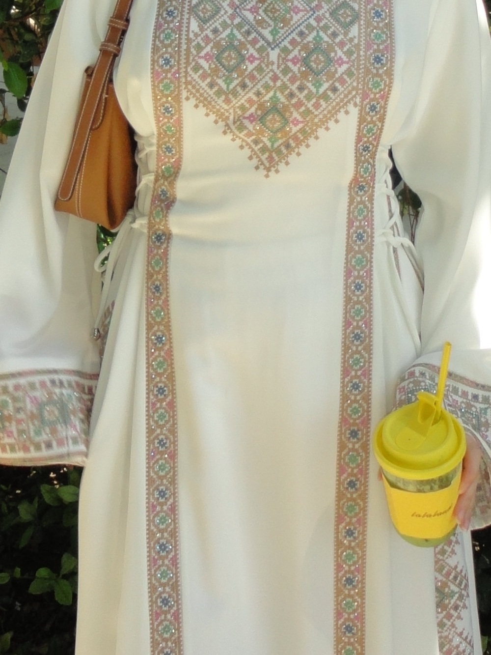 White Embroidered Maxi Dress